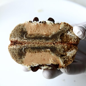 Almond butter & espresso Cookie Recipe | gourmet cookie recipe | stuffed cookie recipe | delicious cookie recipe | cookie recipes