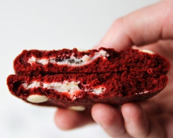 Red Velvet Doppelfüllung Keks Rezept | Feinschmecker-Keks-Rezept | Gefüllte Keksrezept | | leckeres Keksrezept | | Keks-Rezepte