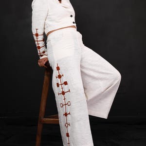 Modern Elegance in Traditional Habesha Dress Crop top Coat with pant