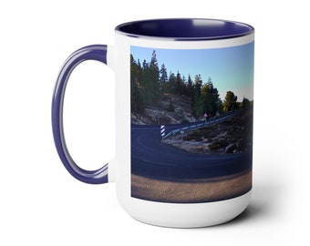 Ceramic Photo 15 oz. Coffee Mug - Mountain Switchback