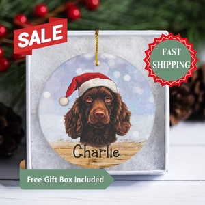 Boykin spaniel christmas ornament hot sale