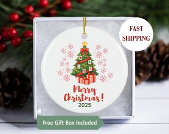 Mahjong Merry Christmas Tree 2025 Ornament