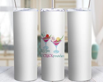 Funny Mahjong Tumbler – It’s Five O’Crack 20oz Tumbler With Stainless Steel Cup