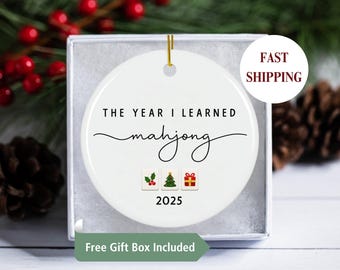 The Year I Learned Mahjong 2025 Ornament