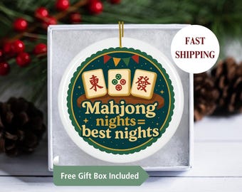 Mahjong Best Nights Ornament