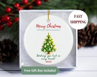 Mahjong Merry Christmas Tree 2025 Ornament