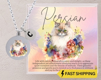 Persian Necklace for Girls Personalized Persian Pendant with Inspirational Card, Gift Box, Dainty Persian Necklaces for Teens Gift for Women