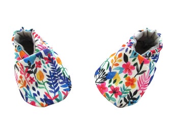 Spring Flowers Eco-Canvas Baby Shoes
