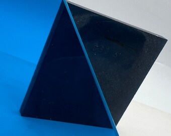Dark Blue Optic Glass Square – Jewelry Making, Craft Supply