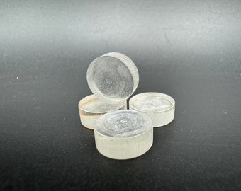 Optical Glass Disks - Raw Material for Jewelry Making, DIY Projects