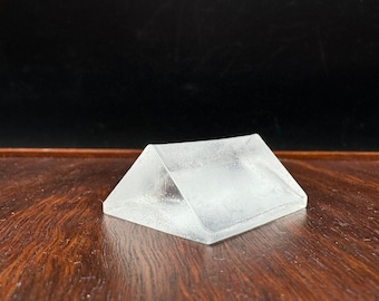 Optic Glass Prism Shape - Craft & Jewelry Supplies (6 Pieces)
