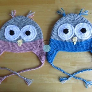 BONNET HIBOU, owl hat, commande personnalisée image 2