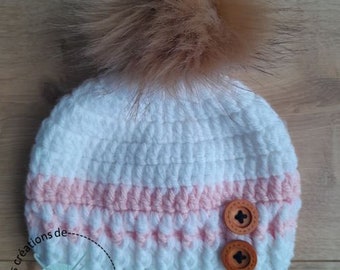 BONNET adulte, bonnet enfant, bonnet crochet, bonnet bébé, tuque