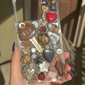 Benutzerdefinierte Harz Charme Telefon Fall Beispiel