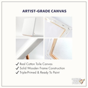 Walk By Faith Pre Drawn Canvas Painting Kit | Praise and Paint Church Group Activity image 5