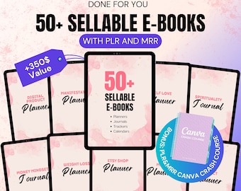 PLR MRR Sellable E-books, PLR Digital Product, Digital Planners, Master Resell Rights, Resell Planner, Simply Passive Income