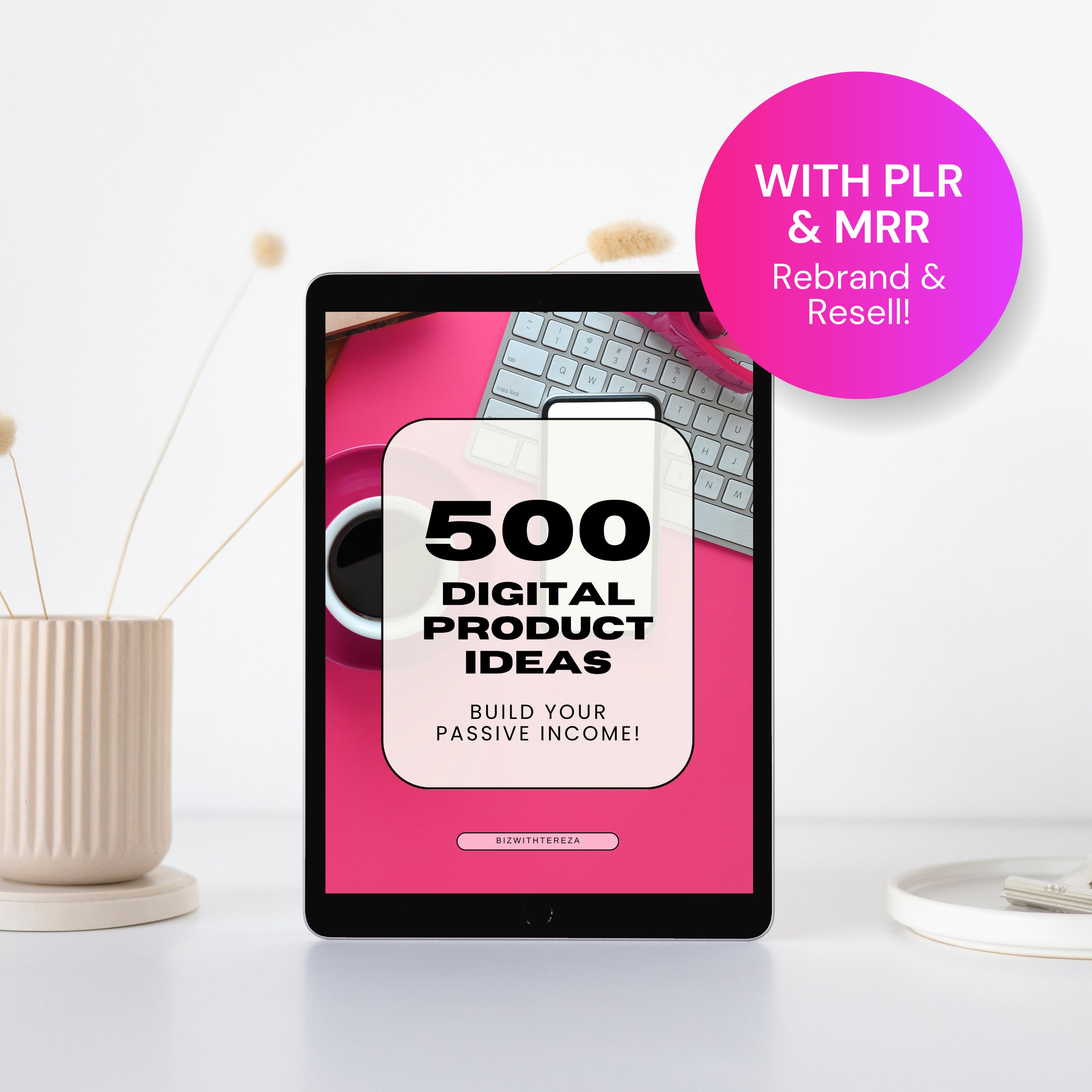 PLR 500 Digital Product Ideas for Passive Income, PLR Digital Produkt ...