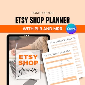 PLR Etsy Shop Planner mit Master-Resell-Rechten, PLR Digital Products, Master-Resell-Recht, PLR Digital Planner, Etsy-Verkäufer, passives Einkommen