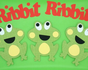 "Großer 10cm Frosch Geschenkanhänger | ""Happy Frog"" Geschenkanhänger | Geburtstagsparty Geschenk für Jungen und Mädchen | 6er Set"