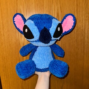 crochet blue monster