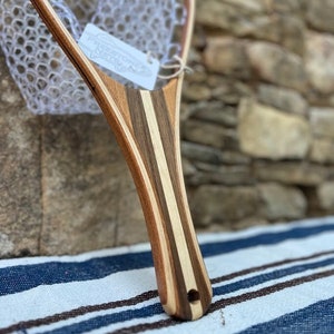 Small Size - Maple/Walnut/Sapele/Cherry - Round End - Fishing Net - Landing Net - Made in USA - Small Business