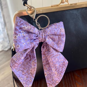 Puffy Bow Keychain | Cute Bag Charms | Purse Accessories | Bag Charms | Bow Keychain | Free Shipping