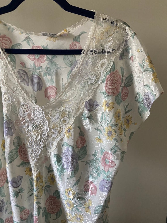Vintage 1980s Adonna Silky Nightgown