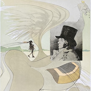 Salvador DALI, 1977 exhibition poster - Surrealism - Modern Art - Home Decor - Wall Decor