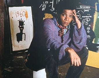 Jean-Michel BASQUIAT - Exhibition Poster - Opening Reception - 2013 - New York - Modern Art - Avant Garde - Underground