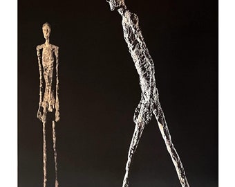 Alberto GIACOMETTI exhibition poster, Man Walking (1960) - Museum print - Modern art - Vintage