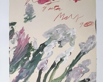 Cy Twombly, Blooming, Original Exhibition Museum Poster - Etsy