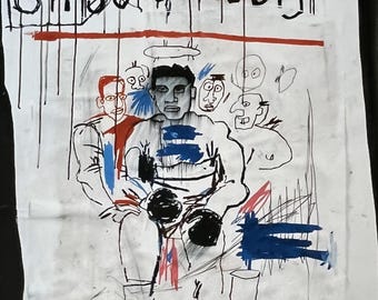 Jean-Michel BASQUIAT - Ausstellungsplakat, 2010 - Seltene Ausgabe