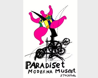 Affiche de l'exposition Niki de Saint Phalle, 2010 - Art moderne - Impression originale du musée