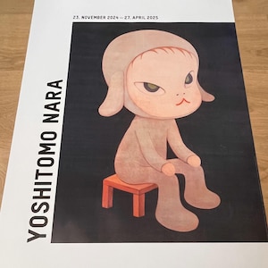 Yoshitomo NARA - Exhibition Poster - Original Museum Print - Modern art - Home Decor - Wall Decor