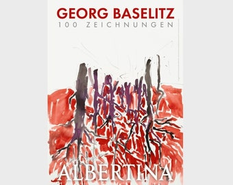 Affiche de l'exposition GEORG BASELITZ - Impression originale du musée - Art moderne