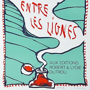 Affiche de l'exposition Pierre ALECHINSKY - 1981 - Lithographie originale - Impression vintage