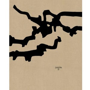 Eduardo CHILLIDA 1982 exhibition poster - Museo de Arte Abstracto Espanol, Cuenca - Home Decor - Wall Decor - Sculpture