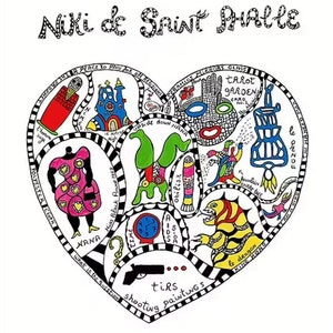 Niki de Saint Phalle - Cartaz da exposição de 2013 - Tamanho grande 70 x 100 cm - Universo gráfico de Niki - Arte moderna - Decoração de casa - Decoração de parede