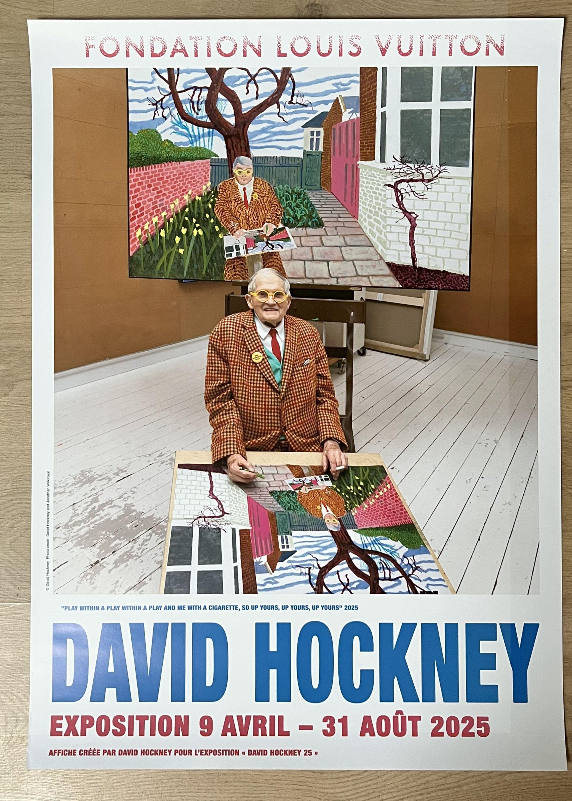David HOCKNEY - Exhibition Poster - Louis Vuitton Foundation 2025