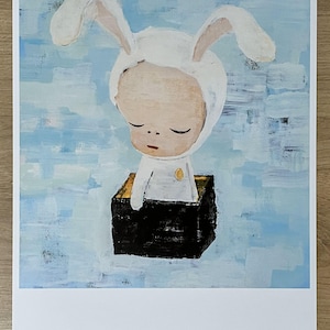 Yoshitomo NARA - Exhibition Poster - Original Japan Museum Print - Limited Edition - Modern art - Home Decor - Wall Decor