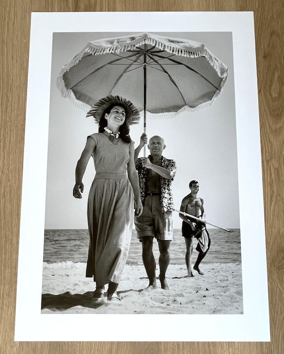 PICASSO X Robert CAPA Exhibition Poster Black and White
