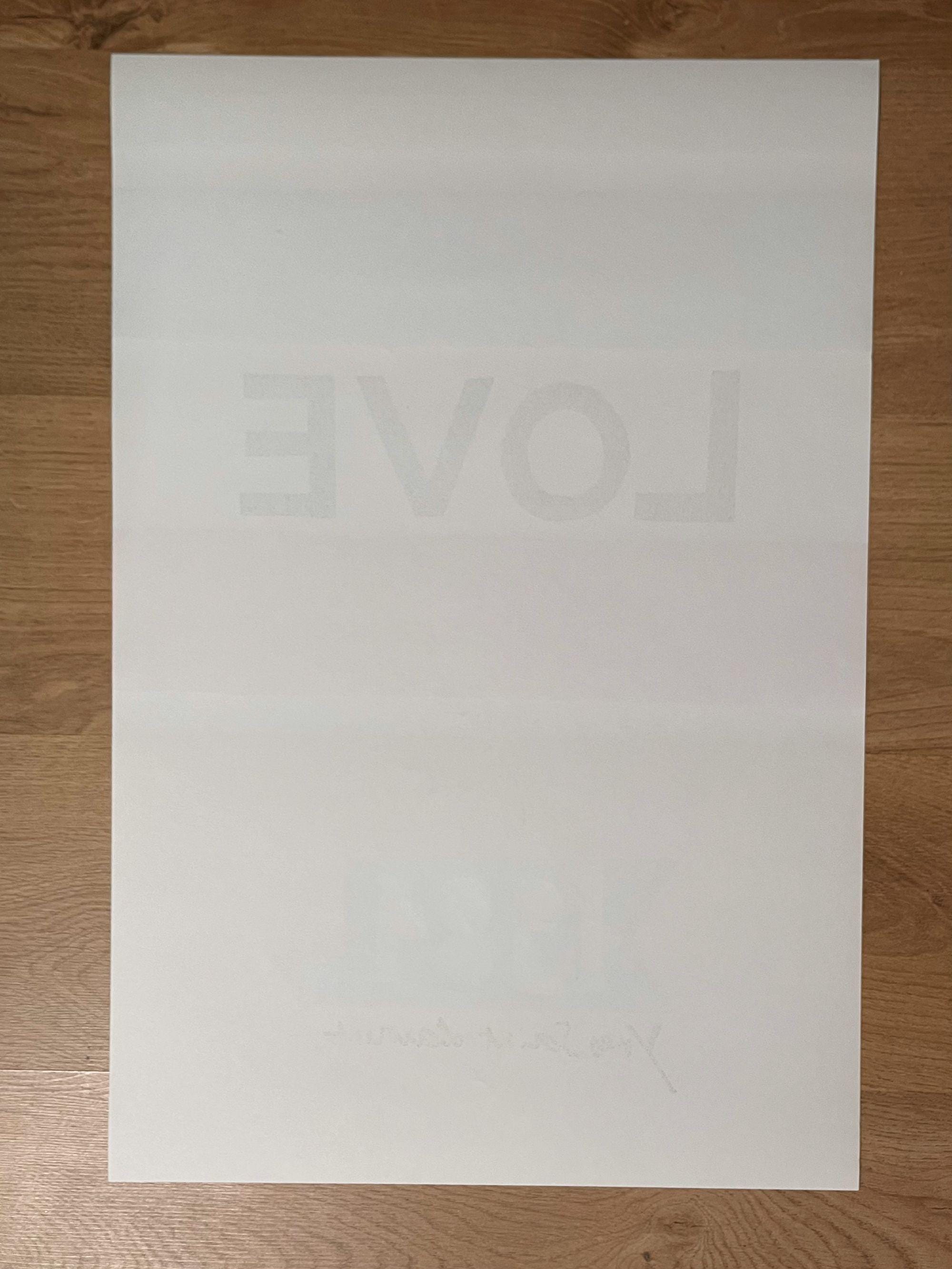 YSL Yves Saint Laurent - Original 1984 LOVE Print - Vintage