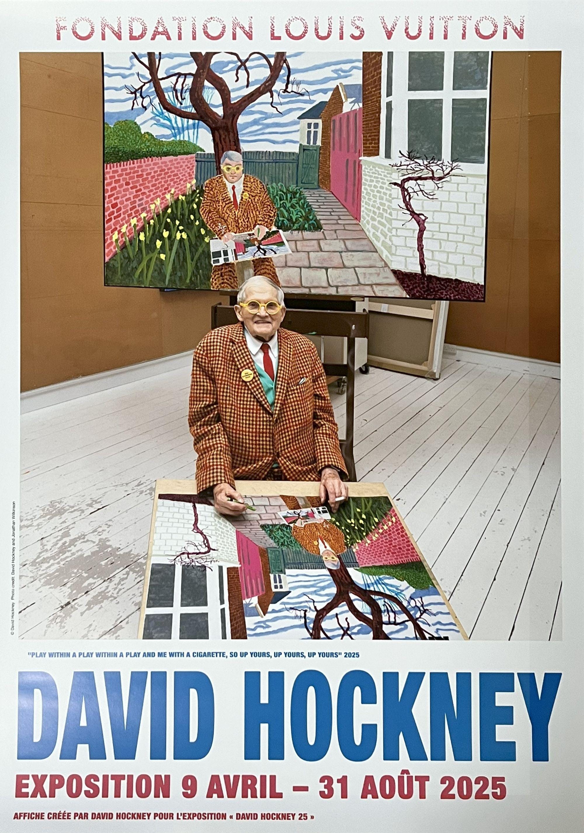 David HOCKNEY - Exhibition Poster - Louis Vuitton Foundation 2025