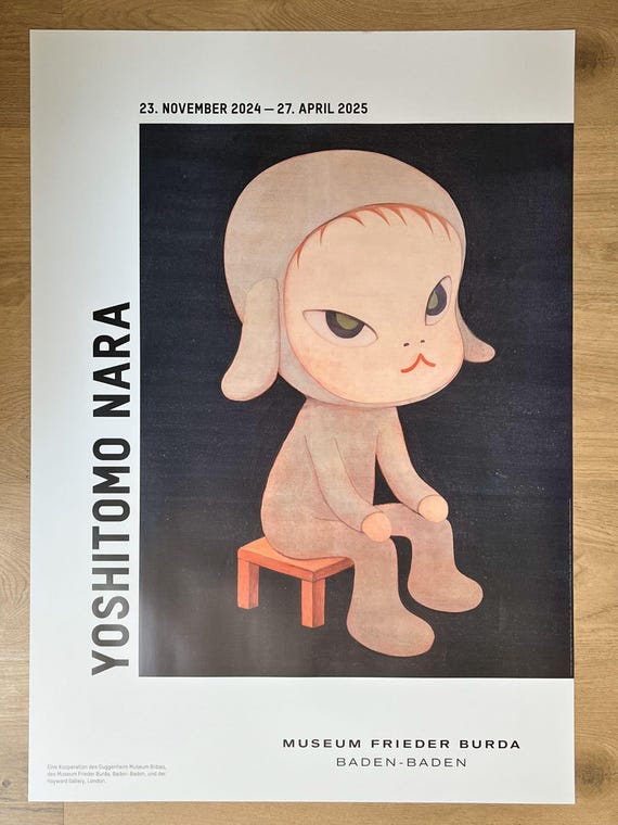 Yoshitomo NARA - Exhibition Poster - Original Museum Print