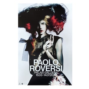 Affiche de l'exposition Paolo ROVERSI 2024 Musée de la mode, Palais Galliera Paris Photographie de mode Icône image 1