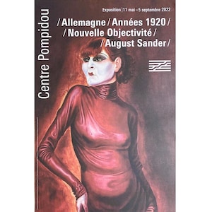 Exhibition poster Otto DIX - Musée National Pompidou, Paris, 2022 - Dada - Modern art - Home Decor - Wall Decor