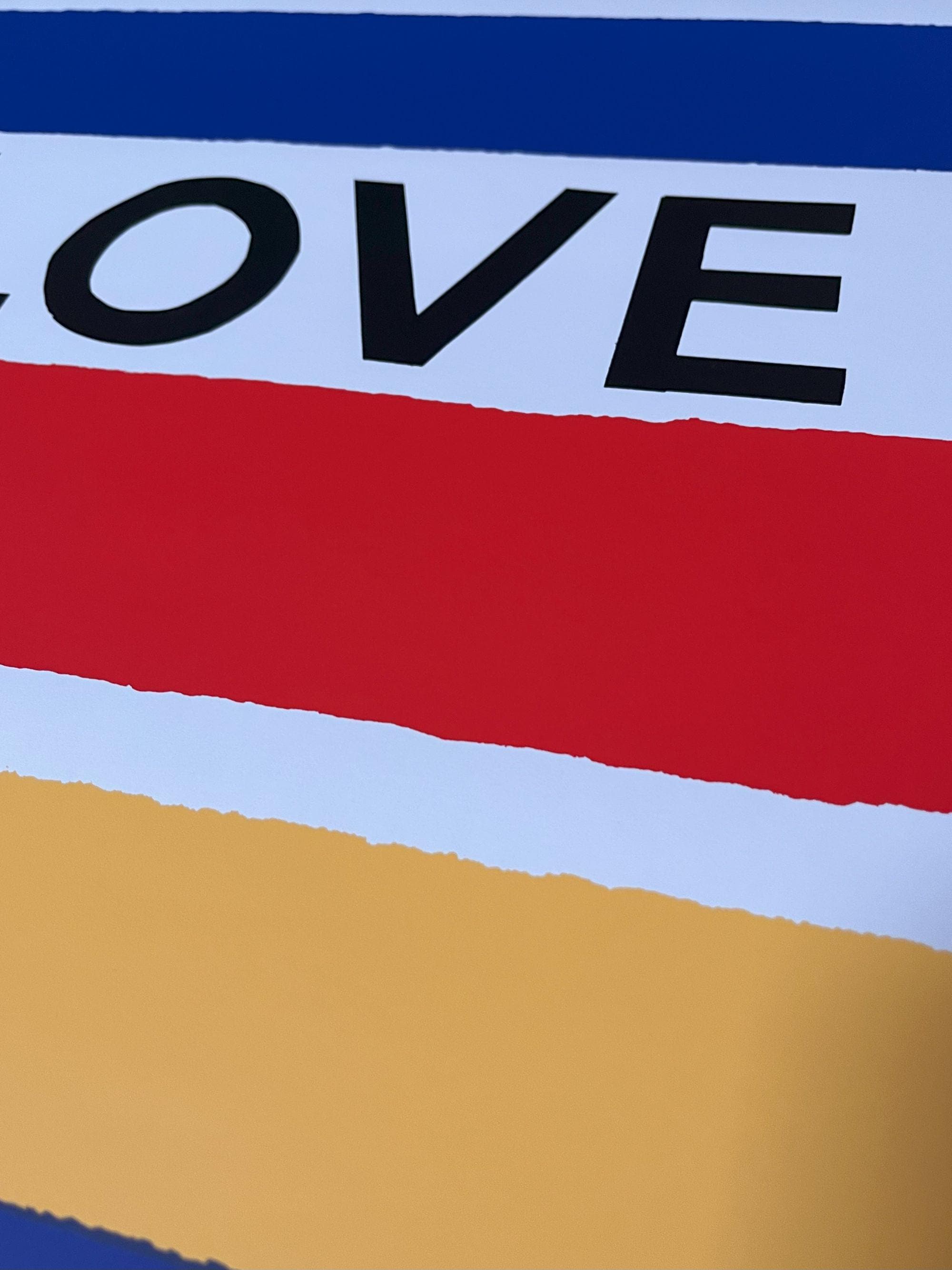 YSL Yves Saint Laurent - Original 1984 LOVE Print - Vintage