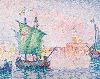 Affiche de l'exposition PAUL SIGNAC - Grand format - Impression de musée - Art moderne - Impressionnisme