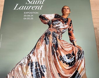 YSL Yves Saint Laurent Poster - Four Season: Summer - 1983 New