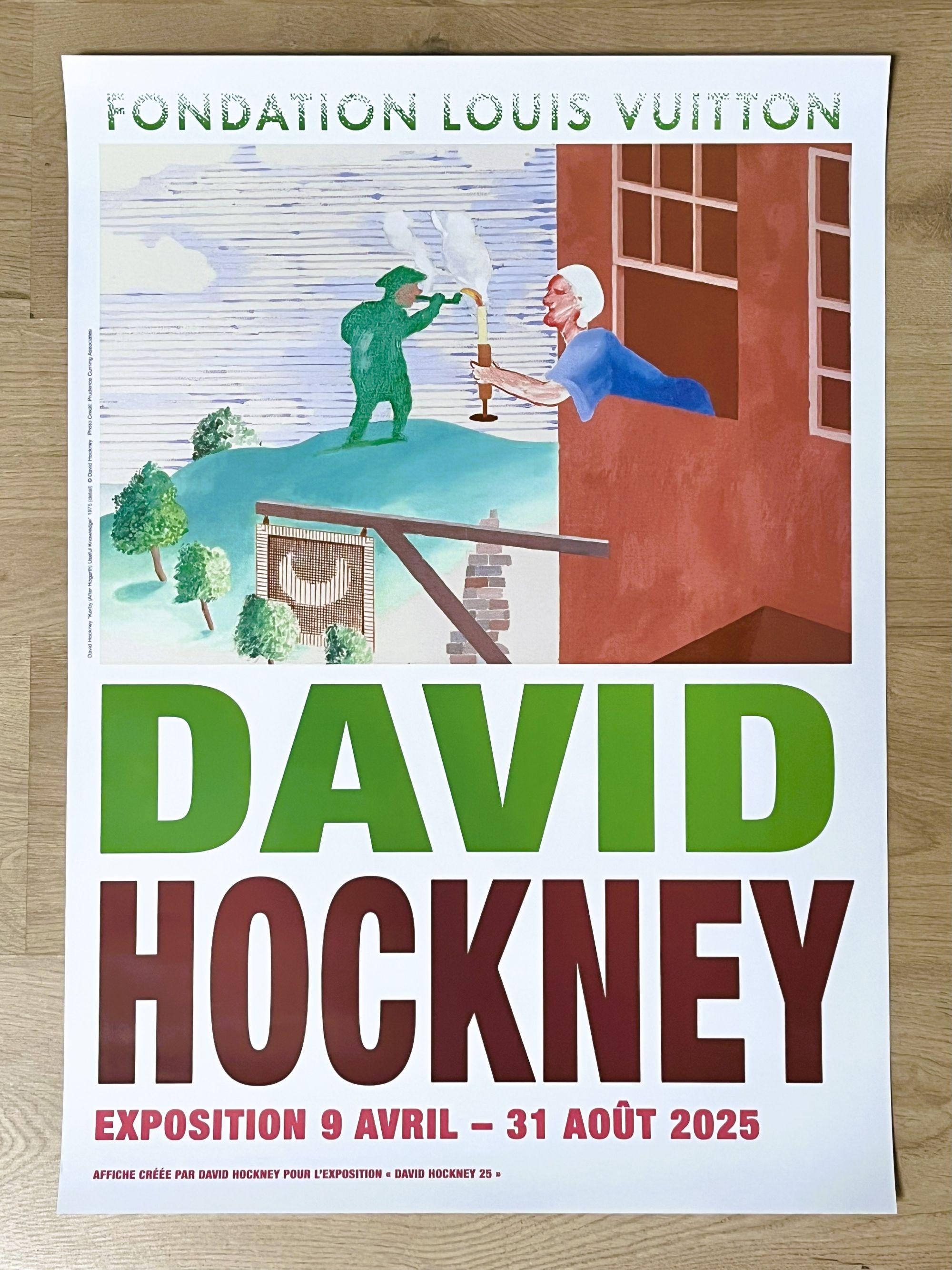 David HOCKNEY - Exhibition Poster - Louis Vuitton Foundation 2025